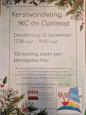 aankondiging kerstwandeling